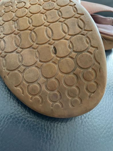 womens sandals flats covered toe genuine leather size UK 5