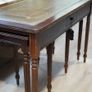 Nest of Three Tables with Leather Tops Image 8
