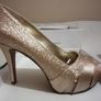 Nine West Chrissey Gold satin UK 5 Image 4