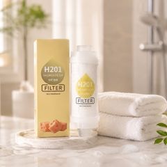 H201 Shower Filter (Vitamin C & Milk Fragrance) - Hard Water & Hair Loss Solution