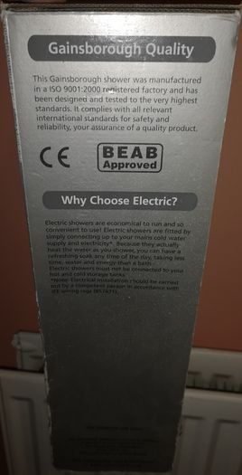 Gainsborough Electric Shower