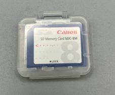 Genuine Canon SDC-8M 8MB SD Card in Plastic Case