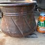 Antique hand made copper planter Image 2