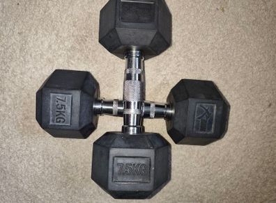 7.5 kg dumbbells