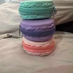 Free 3 pastel macaron coin purse