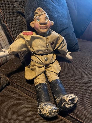 USSR rare soviet army doll / figure