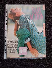 Vintage Clothes Patterns : " Easy Action  " and  "  Crisp Out " : 1980s - 1990s