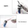 80cc Capacity 1000psi Mini Multi Grease Gun Single Hand Pump Operation Tool Hose High Pressure Oiler Bicycle Motorbike Gears Image 3
