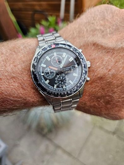 Watch Seiko "ANA" Pilot Chronograph.