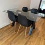 Glass Table & 4 Chairs Image 4