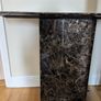 Dark Real Marble Console / Hall Table Image 2
