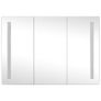 LED Bathroom Mirror Cabinet 89x14x62 cm Image 4