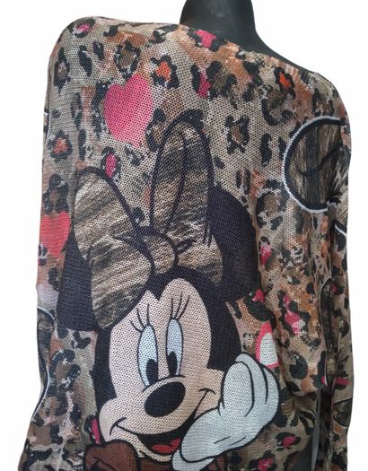 Openwork sweater WOMAN Mickey Mouse Minnie