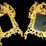 Pair Of Substantial Brass Photo Frames Image 4