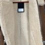NEW Unisex Merino Wool Brown Retro REAL SHEEPSKIN Shearling Biker Leather Jacket Size S Image 5
