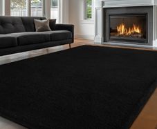 Carpet Rugs Living Room Large 140x200, Grey Rug for Bedroom Washable Area Rugs Anti Slip Fluffy Rug Shaggy Cream Carpets Extra Large Rugs for Living Room Kids Room