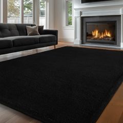Carpet Rugs Living Room Large 140x200, Grey Rug for Bedroom Washable Area Rugs Anti Slip Fluffy Rug Shaggy Cream Carpets Extra Large Rugs for Living Room Kids Room