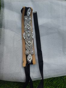 Bridal belt black