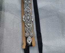Bridal belt black