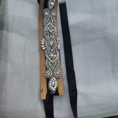 Bridal belt black