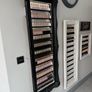 Baroque Nail Polish Organizer, Wall Mounted White Rectangular & House Style Storage Rack for Perfume, Essential Oils, and Salon Display Image 3