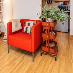Ikea armchair orange