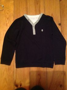 Age 8-9 Mock Layer Knitted Top
