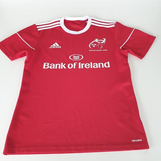 Munster rugby adidas summer camp shirt size small