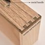 Wood Storage Drawer Units Desktop Organiser Mini Chest of Drawers Vintage Cabinet 6 Drawers Image 3