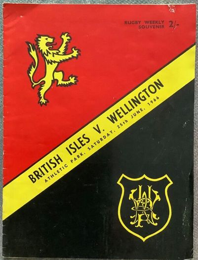 Ireland v Rugby Rugby Brittish and Irish Lions programmes