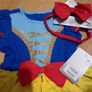 Disney Store Snow White Bodysuit Costume 12-18 months Image 2