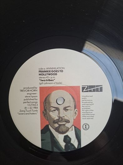 Frankie Goes to Hollywood Two tribes