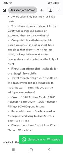 Purflo Baby Sleep Nest