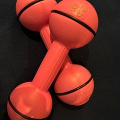 Pair of Everlast pink dumbbells 2.5lb each