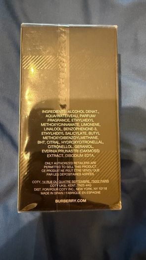 Burberry Weekend for Men Sealed