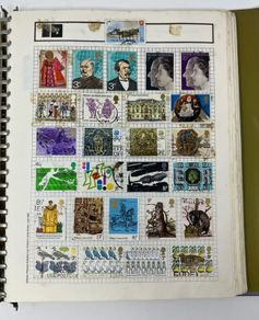 Collection: Used world collection In New World Stamp Album