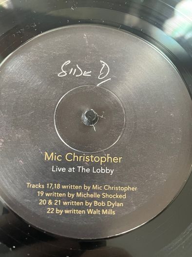 Mic Christopher - Live At The Lobby