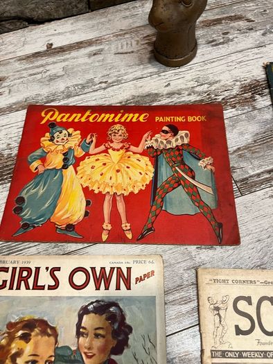 vintage book magazine