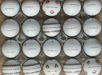 20 used Taylor Made TP5 and TP5x golf balls