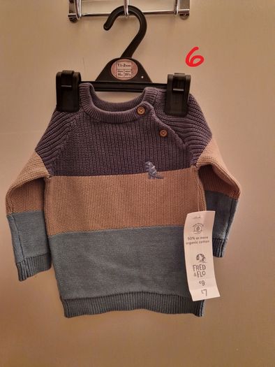 A selection of brand new baby clothes and items