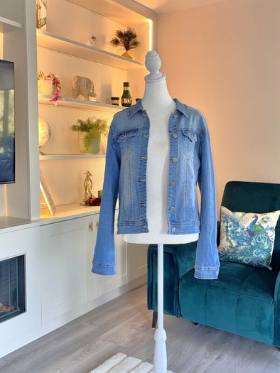 My Bestiny Light Wash Denim Jacket - Size XL UK 12-14 / EU 40-42