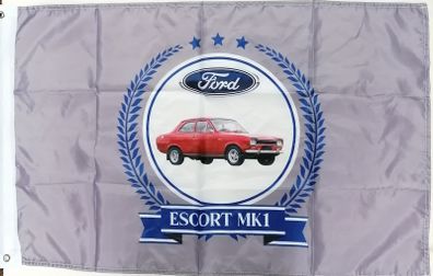 Ford Escort MK1 Flag (red).