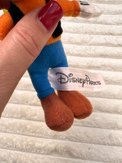 Disney Parks Store Goofy Plush Approx. 15 cm. opened mouth Used Please see photos