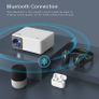 Mini Projector with WiFi Bluetooth, AKIYO Portable Projector Full HD 1080P Support, 5500 Lumens Phone Projector for Home Theater, Compatible with iOS/Android/HDMI/USB/Fire Stick/PC (Tripod included) Image 6