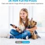 2K Indoor Camera,Owltron Home Security Camera for Baby & Elder, Pet Camera with Motion Detection, Night Vision, 2-Way Talk WiFi Camera, Baby Monitor Works with APP & Alexa- 2 Pack Image 5