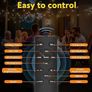107ft Dimmable Outdoor String Lights, 32x1w Led Bulbs Remote Control Festoon Lights Outdoor,Garden Lights Mains Powered Image 3