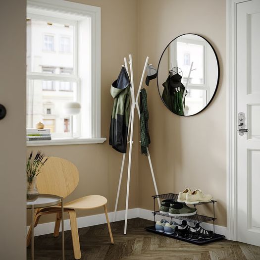 IKEA EKRAR Hat & Coat Stand White