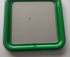 1970's Vintage Habitat Crayonne green mirror
