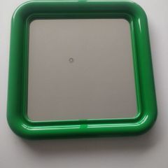 1970's Vintage Habitat Crayonne green mirror