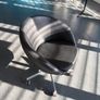 IKEA SKRUVSTA Swivel Chair in Black Faux Leather Image 6